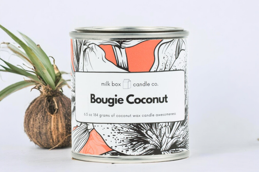 Bougie Coconut - 100% Recyclable Coconut Wax Scented Candle