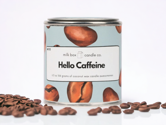 Hello Caffeine - 100% Recyclable Coconut Wax Scented Candle