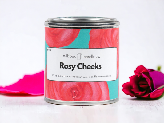 Rosy Cheeks - 100% Recyclable Coconut Wax Scented Candle