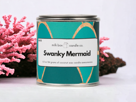 Swanky Mermaid - 100% Recyclable Coconut Wax Scented Candle