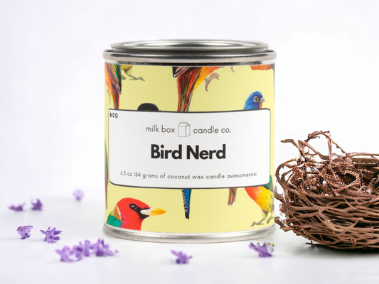 Bird Nerd - 100% Recyclable Coconut Wax Scented Candle