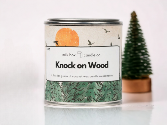 Knock on Wood - 100% Recyclable Coconut Wax Scented Candle