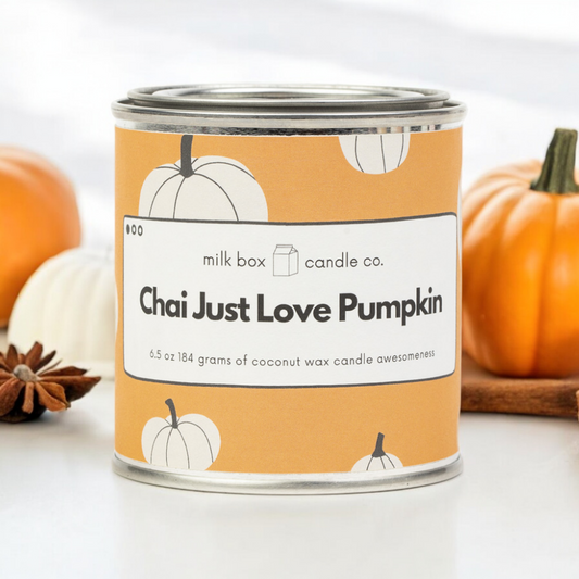 Chai Just Love Pumpkin - 100% Recyclable Coconut Wax Scented Candle