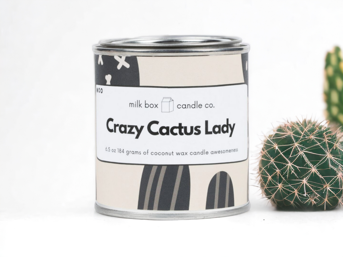 Crazy Cactus Lady - 100% Recyclable Coconut Wax Scented Candle